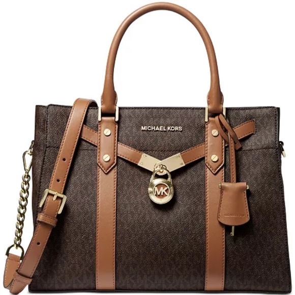 Michael Kors Hamilton large logo satchel - Picture 2 of 2